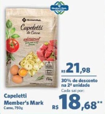 Sam's Club Capeletti Member's Mark Carne, 750g oferta