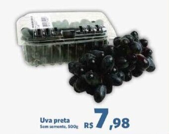 Sam's Club Uva preta Sem semente, 500g oferta