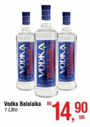 Fort Atacadista Vodka Balalaika 1 Litro oferta