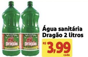 Água sanitária Dragão 2 litros