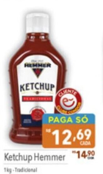Supermercados Condor Ketchup Hemmer 1kg-Tradicional oferta