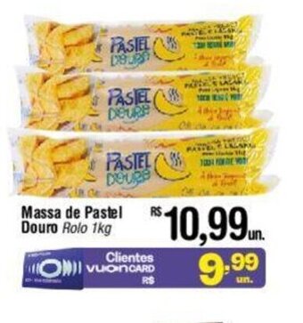Fort Atacadista Massa de Pastel Douro Rolo 1kg oferta