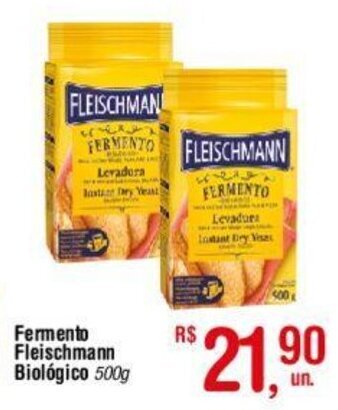 Fort Atacadista Fermento Fleischmann Biológico 500g oferta