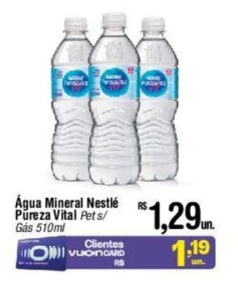 Fort Atacadista Água Mineral Nestlé Pureza Vital Pet s/ Gás 510ml oferta