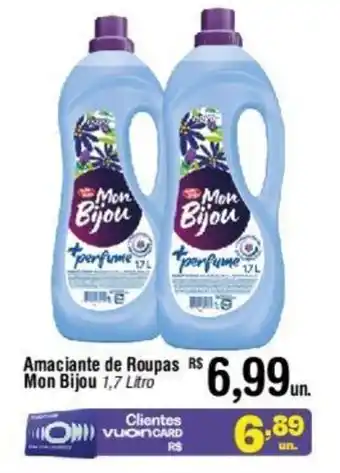 Fort Atacadista Amaciante de Roupas Mon Bijou 1,7 Litro oferta