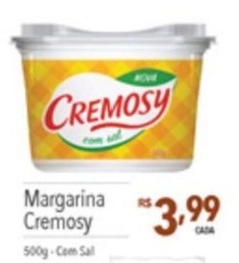Margarina Cremosy 500g com sal
