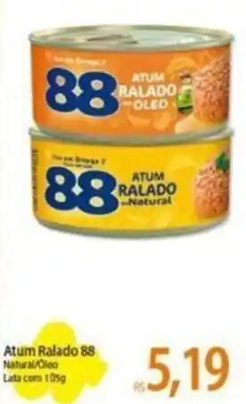Atacadão Atum Ralado 88 Natural/Oleo Lata com 105g oferta