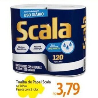 Atacadão Toalha de Papel Scala 60 folhas oferta
