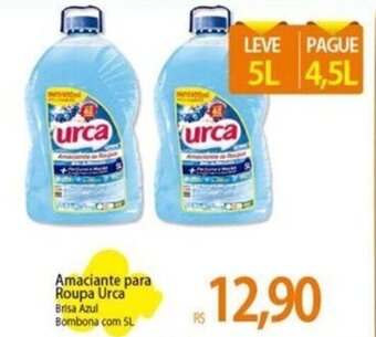 Atacadão Amaciante para Roupa Urca Brisa Azul Bombona com 5L oferta