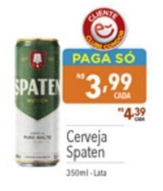 Supermercados Condor Cerveja Spaten 350ml-Lata oferta