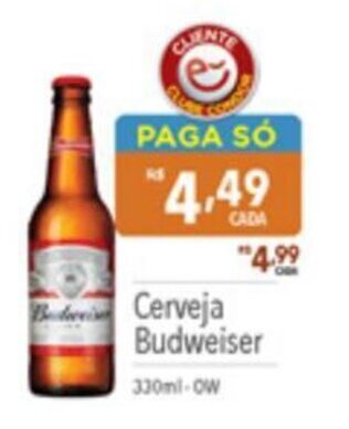 Supermercados Condor Cerveja Budweiser 330ml-OW oferta