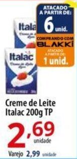 Akki Atacadista Creme de Leite Italac 200g TP oferta