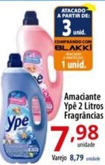Akki Atacadista Amaciante Ypê 2 Litros Fragrâncias oferta