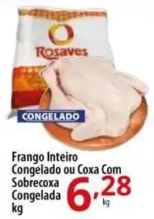 Akki Atacadista Frango Inteiro Congelado ou Coxa Com Sobrecoxa congelada kg oferta