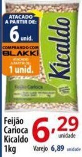 Akki Atacadista Feijão Carioca Kicaldo 1kg oferta