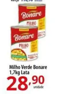 Akki Atacadista Milho Verde Bonare 1,7kg Lata oferta