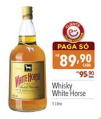 Supermercados Condor Whisky White Horse 1 Litro oferta