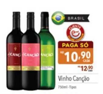 Supermercados Condor Vinho Canção 750ml oferta