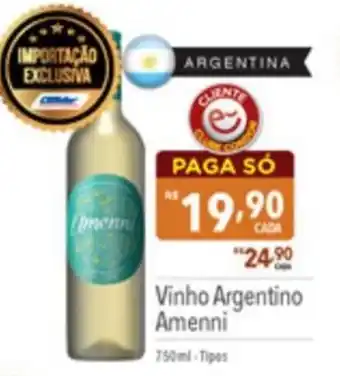 Supermercados Condor Vinho Argentino Amenni 750ML oferta