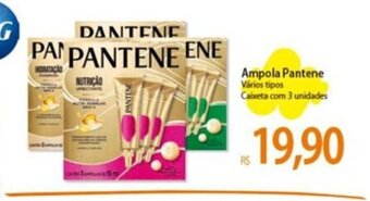 Atacadão Ampola Pantene Vários tipos Caixeta com 3 unidades oferta