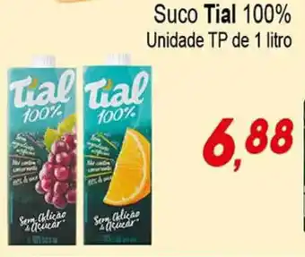 Villefort Atacadista Suco Tial 100% Unidade TP de 1 litro oferta