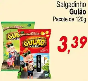 Villefort Atacadista Salgadinho Gulão Pacote de 120g oferta