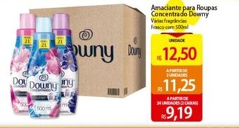 Atacadão Amaciante para Roupas Concentrado Downy Várias fragrâncias Frasco com 500ml oferta