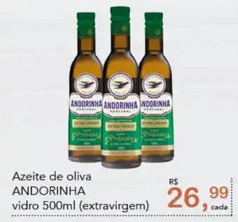 Cometa Supermercados Azeite de oliva Andorinha vidro 500ml (extravirgem) oferta