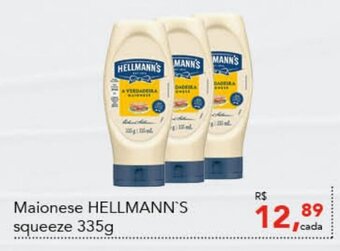 Cometa Supermercados Maionese HELLMANN'S squeeze 335g oferta