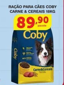 Ração para cães coby carne & cereais 18kg