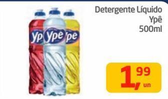 Tenda Atacado Detergente líquido ypê 500ml oferta