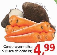 Supermercados ABC Cenoura vermelha ou cara de dedo kg oferta