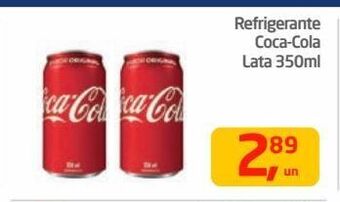 Tenda Atacado Refrigerante coca cola lata 350ml oferta