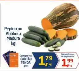 Pepino ou abóbora madura kg