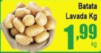 Higa's Supermercado Batata Lavada 1kg oferta