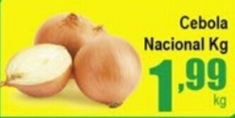 Higa's Supermercado Cebola Nacional 1kg oferta