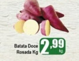 Higa's Supermercado Batata Doce Rosada 1kg oferta