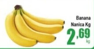 Higa's Supermercado Banana Nanica 1kg oferta