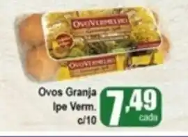 Higa's Supermercado Ovos Granja Ipe Verm, c/10 oferta