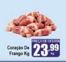 Higa's Supermercado Coracao de Frango 1kg oferta