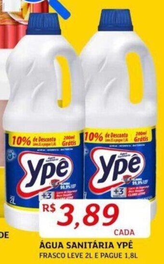 Assaí Atacadista ÁGUA SANITÁRIA YPÊ FRASCO LEVE 2L E PAGUE 1,8L oferta
