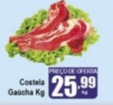 Higa's Supermercado Costela Gaucha 1kg oferta