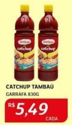 CATCHUP TAMBAÚ GARRAFA 830G