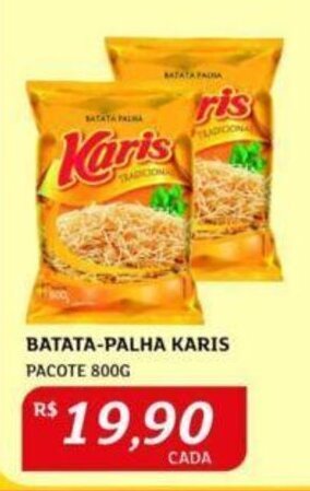 Assaí Atacadista BATATA-PALHA KARIS PACOTE 800G oferta
