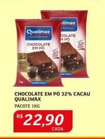 Assaí Atacadista CHOCOLATE EM PÓ 32% CACAU QUALIMAX PACOTE 1KG oferta