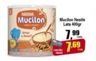 Higa's Supermercado Mucilon Nestle lata 400g oferta