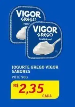 Assaí Atacadista IOGURTE GREGO VIGOR SABORES POTE 90G oferta