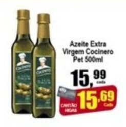 Higa's Supermercado Azeite Extra Virgem Cocineiro pet 500ml oferta