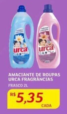 Assaí Atacadista AMACIANTE DE ROUPAS URCA FRAGRÂNCIAS FRASCO 2L oferta