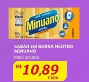 Assaí Atacadista SABÃO EM BARRA NEUTRO MINUANO PACK 5X180G oferta